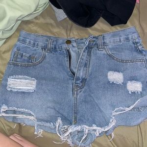 jean shorts